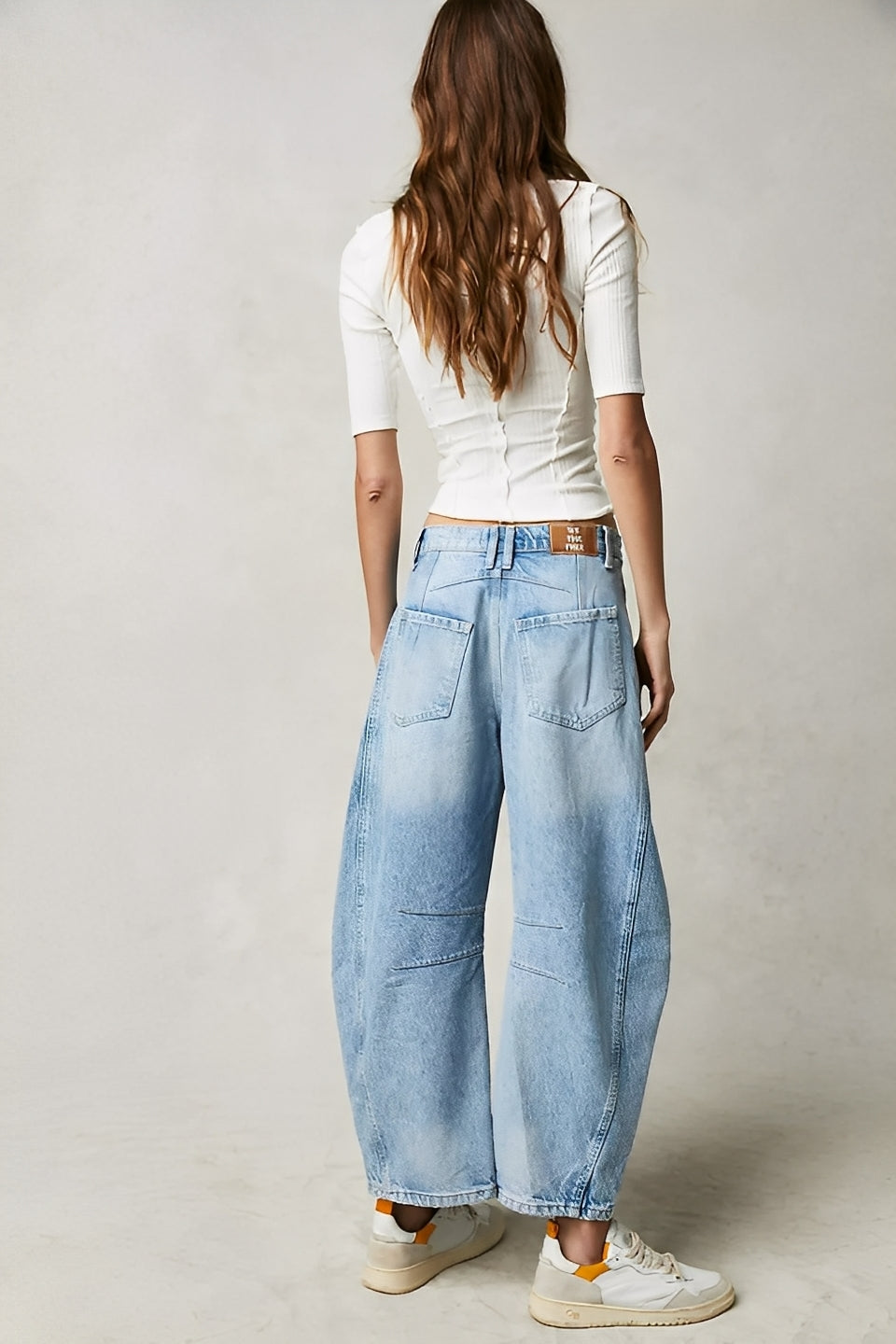 Adrienne - Klassische, locker geschnittene Barrel-Jeans für Damen