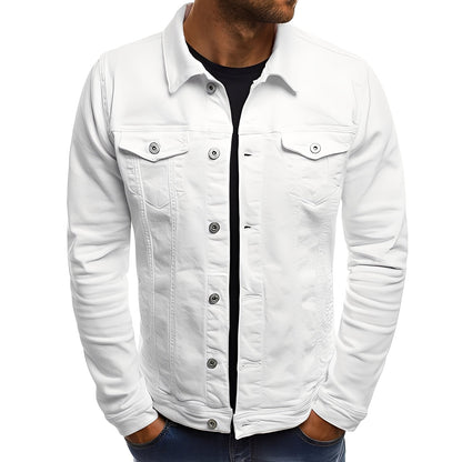Steven - Stilvolle Jeansjacke mit Taschen für Männer