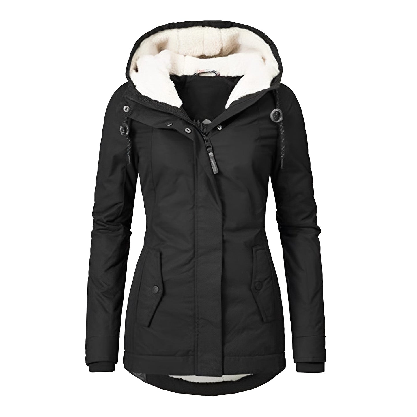 Earleen - Bequeme Sherpa-Fleecejacke für Damen
