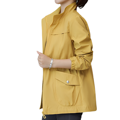 Gwenda - Trendige Damenjacke mit verstellbarer Taille