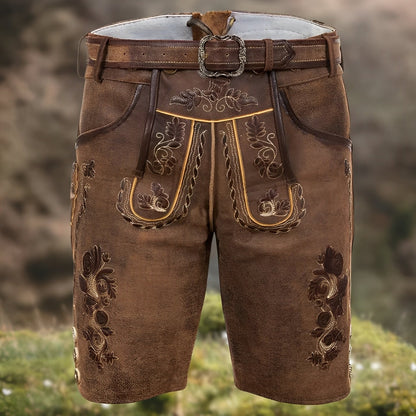 Jeffery - Besondere Lederhose für Männer für das Oktoberfest