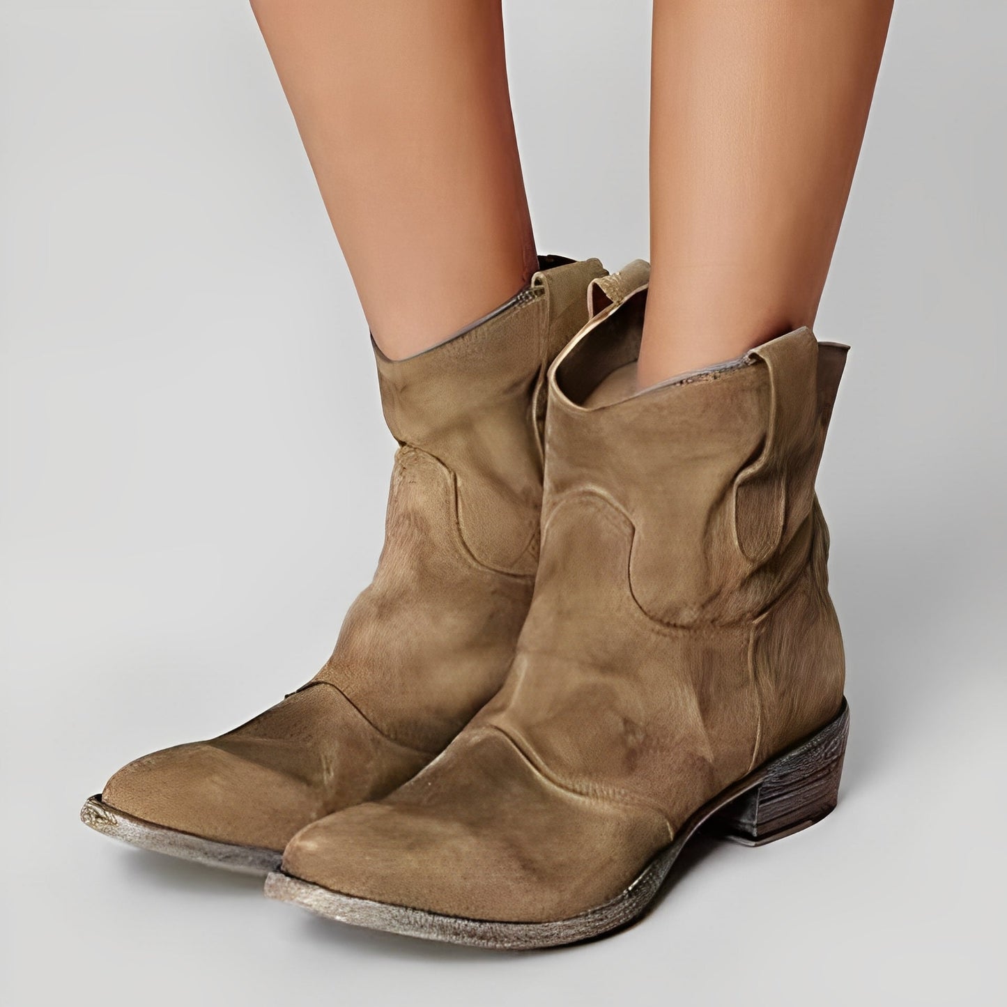 Margaret - Komfortable Damenlederstiefeletten
