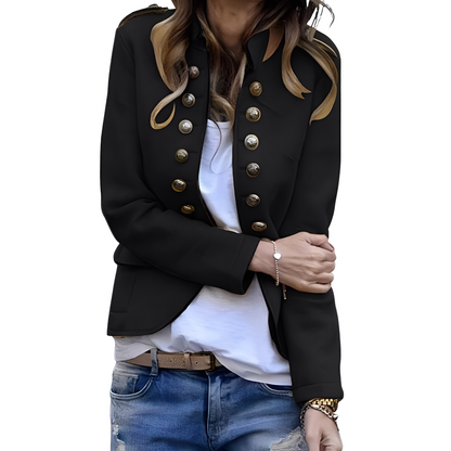 Rhoda - Eleganter Blazer mit Stehkragen für Damen