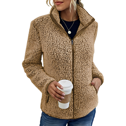 Larissa - Warme und modische Damen-Fleecejacke