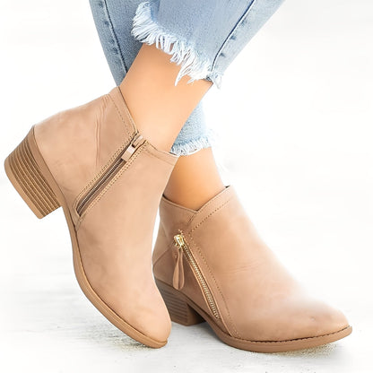 Mirabelle - Modische Damenstiefel mit Reißverschluss