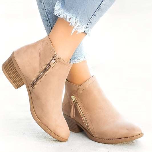Mirabelle - Modische Damenstiefel mit Reißverschluss