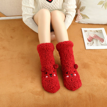 Bethany - Stilvolle Haus- und Samtsocken für Damen