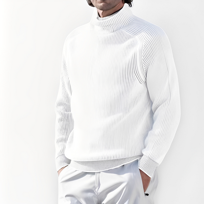 Jarrett - Herren-Kaschmirpullover mit hohem Kragen