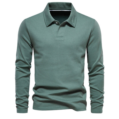 Elvin - Herren Langarm-Poloshirt: Klassisch und komfortabel