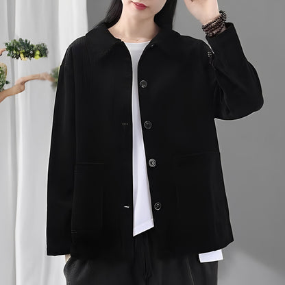 Chloe - Bequeme Cordjacke mit Taschen für Damen