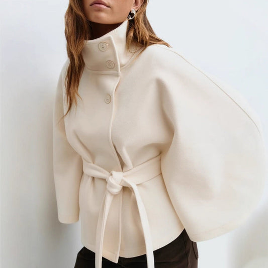 Loraine - Modische Damenjacke mit lockerem Schnitt und Gürtel