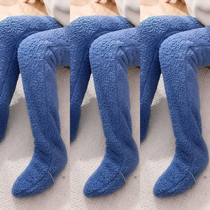 Camellia - Kuschelige, kniehohe Wintersocken für Damen