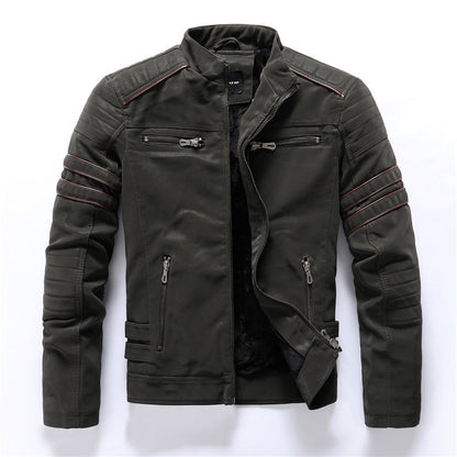 Bastian – Biker-Jacke mit Zipper