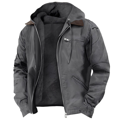Wallace - Moderne Herren-Kapuzensweatjacke mit Taschen