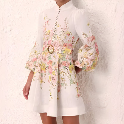 Debra - Schickes, kurzes Kleid für Damen mit Knöpfen