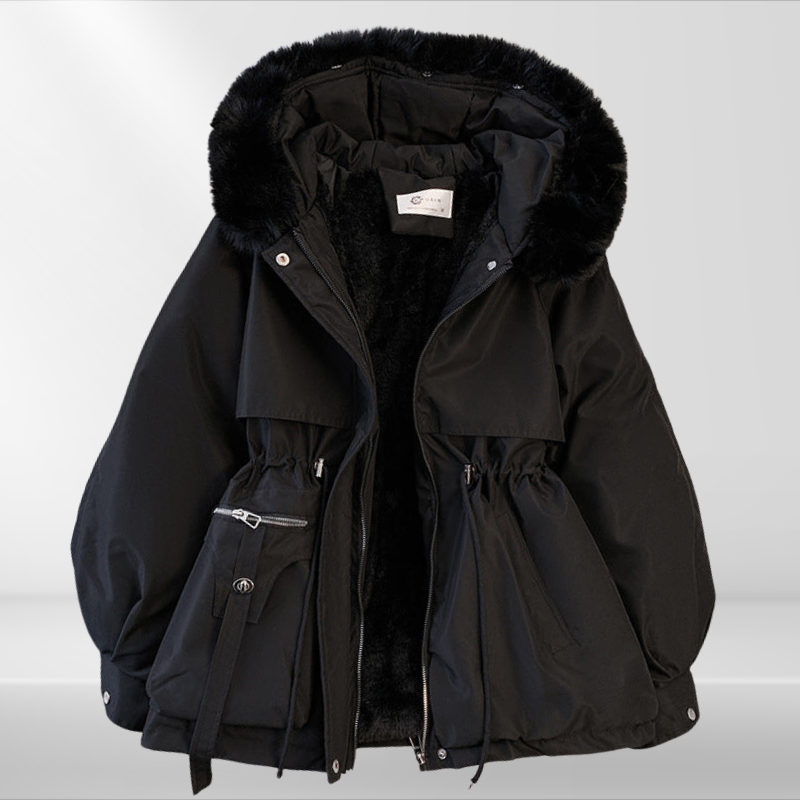Cloe – Damen-Daunenjacke mit abnehmbaren Kragen