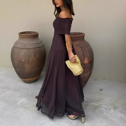 Eunice - Stilvolles Damen-Maxikleid aus Mesh