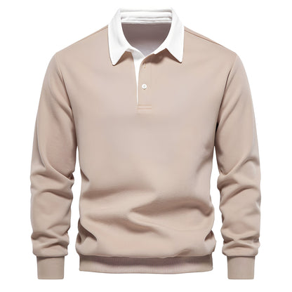 Sonnie - Bequemes Herren-Langarm-Poloshirt