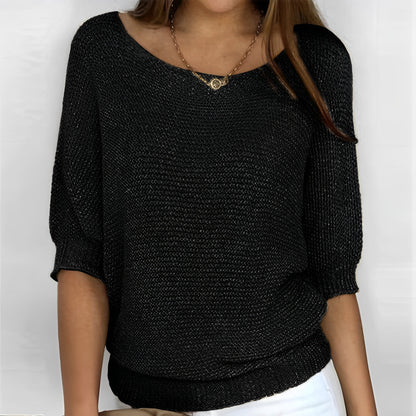 Leonie – Elegantes Halfter-Pullover-Shirt
