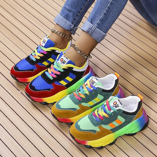 Erika – Orthopädische Fußbekleidung Regenbogen