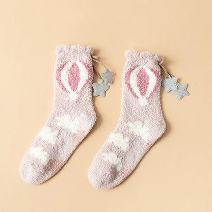 Ramona - Stilvolle, warme Wintersocken für Damen aus Fleece
