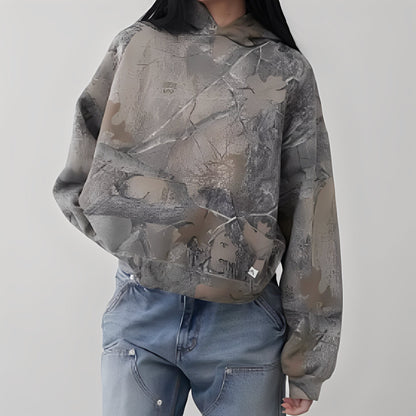 Anya - Bequemer Tarnmuster-Hoodie