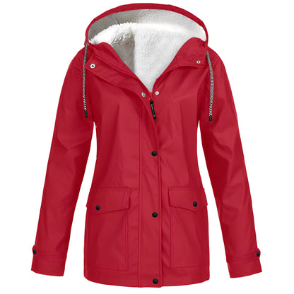 Abbigail - Vielseitige, wasserdichte Damenjacke mit Fleece-Innenfutter