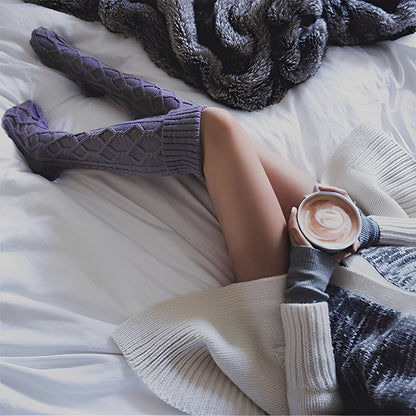 Shannon - Bequeme, knielange Damensocken mit weichen Details