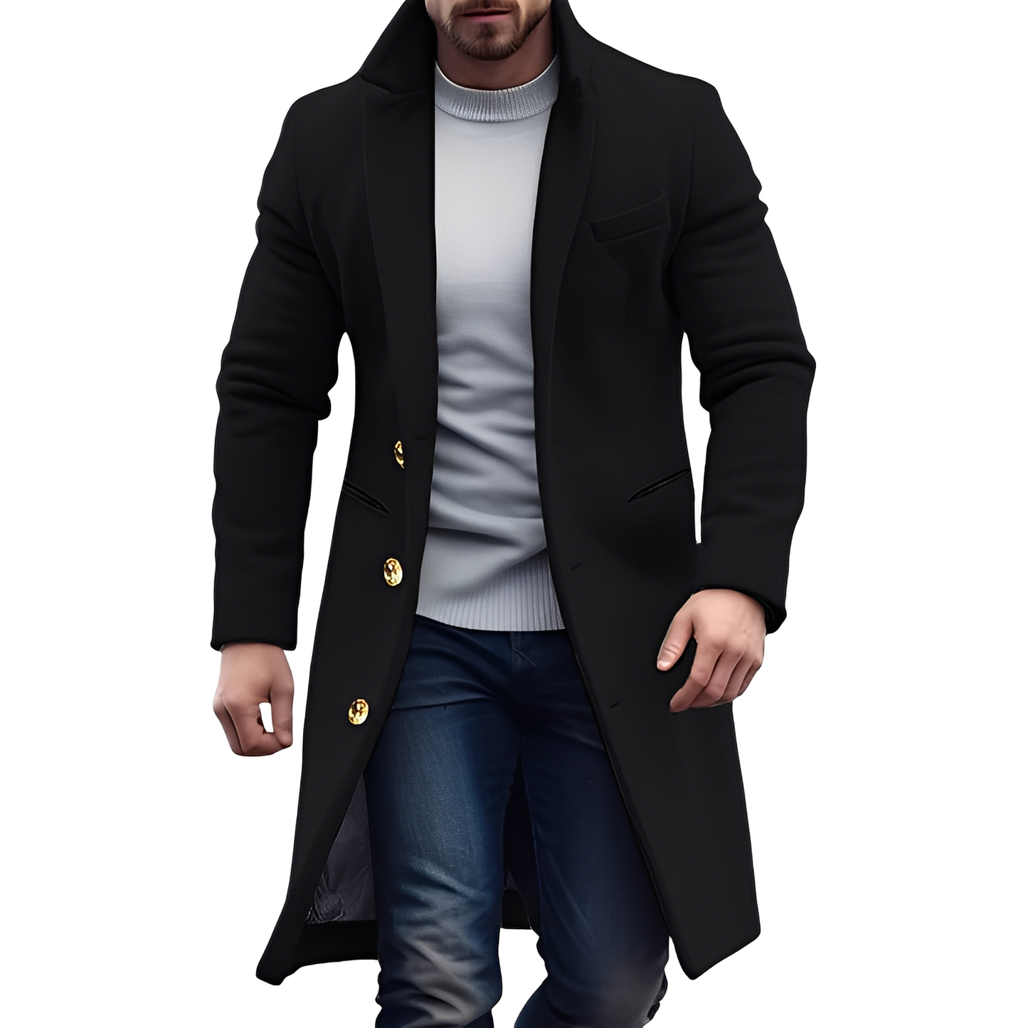 Reilly - Eleganter Herren-Wollmantel