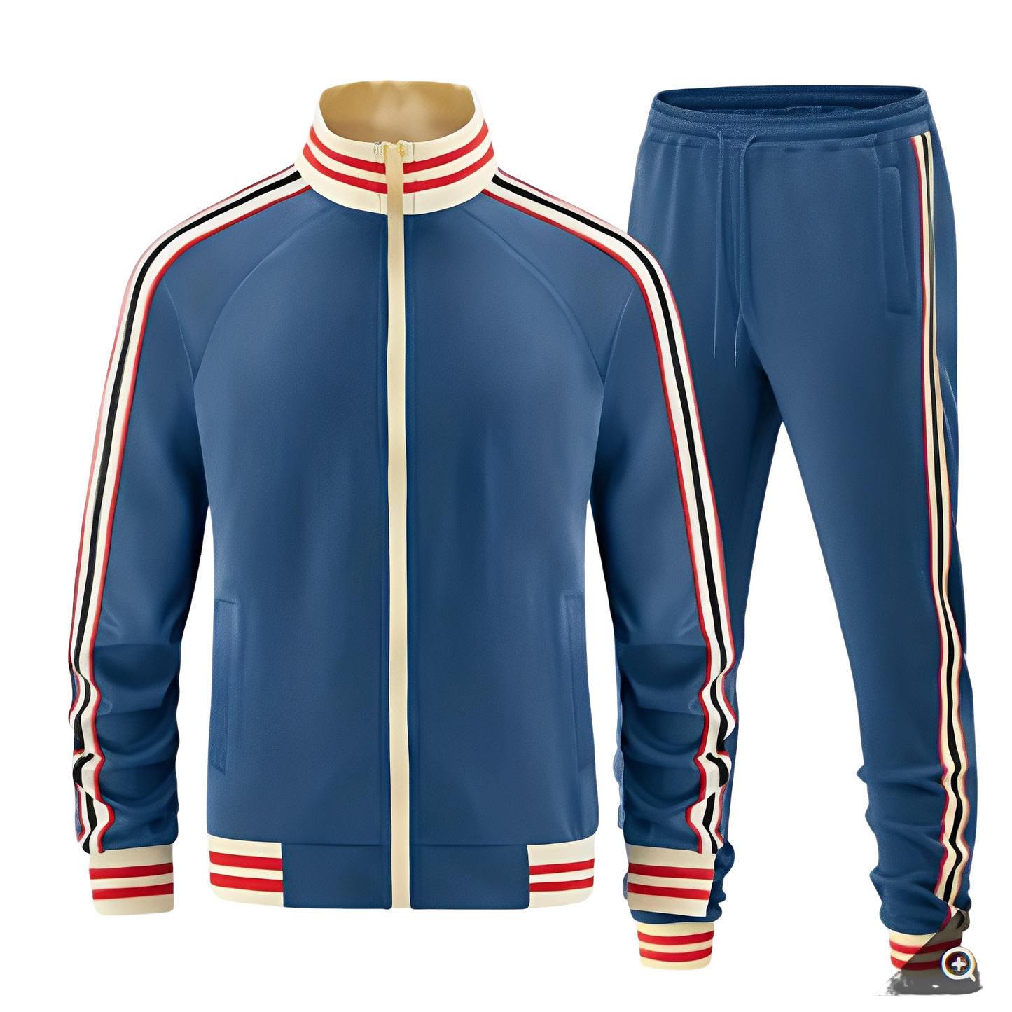 Cullen - Modisches gestreiftes Trainingsset für Herren