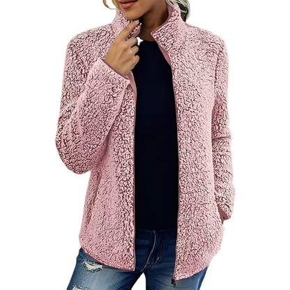 Larissa - Warme und modische Damen-Fleecejacke