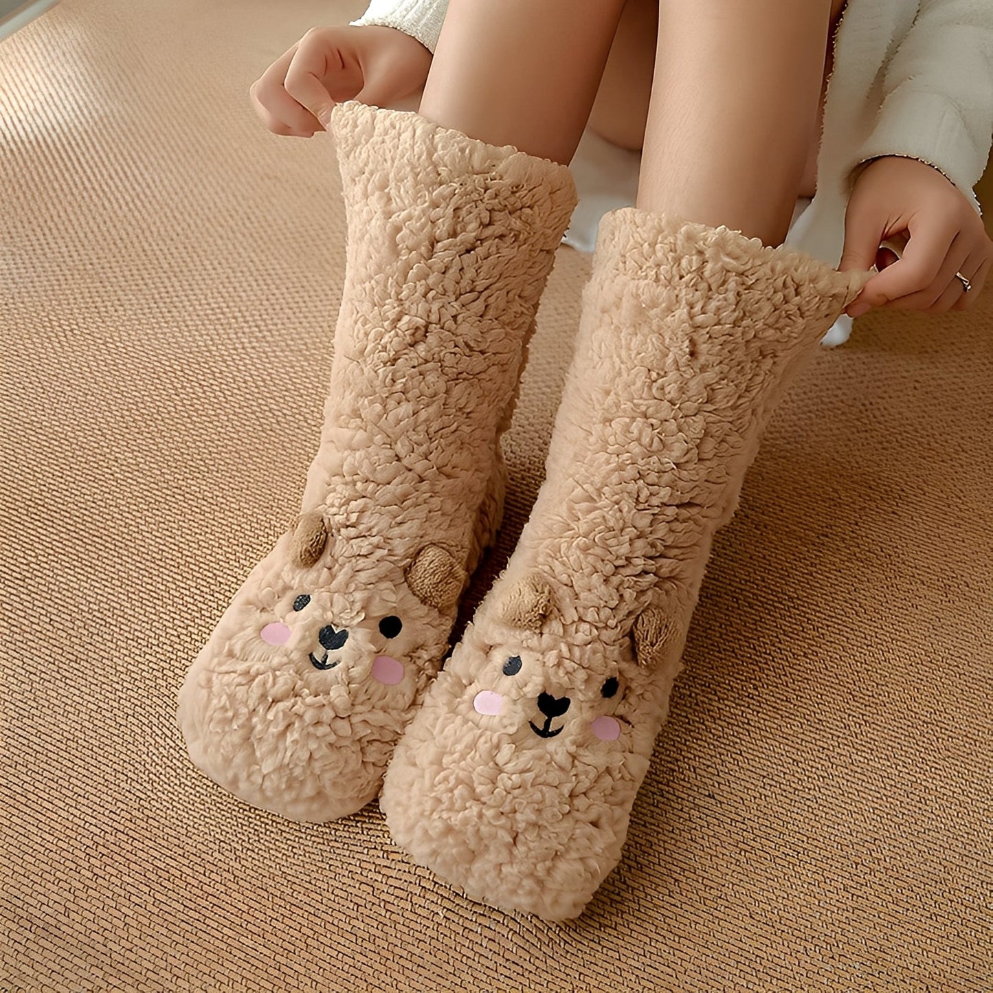Caelie - Modische, flauschige, dicke Fleece-Socken für Frauen