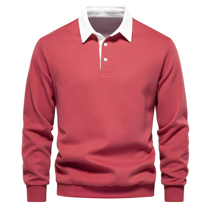 Sonnie - Bequemes Herren-Langarm-Poloshirt