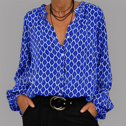 Angelle - Bequeme, locker geschnittene Bluse für Frauen