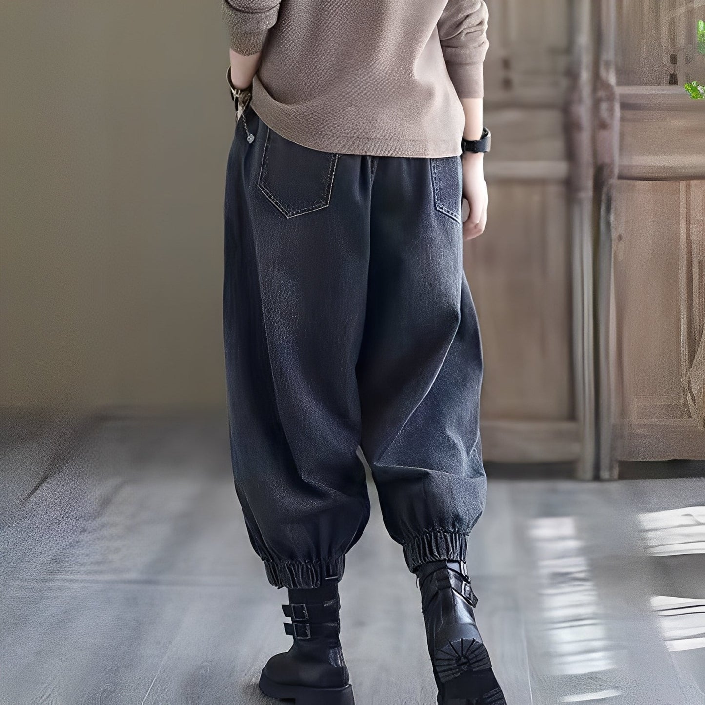 Shyanne - Klassische Damenjeans mit elastischem Bund