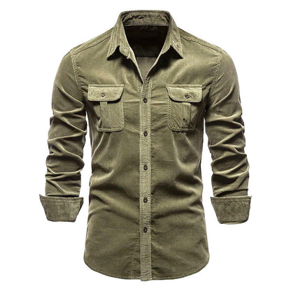 Rowen - Einfaches Shirt für Herren mit Taschen