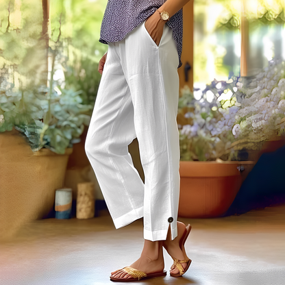 Kassia - Leichte Leinen-Sommerhose für Damen