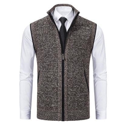 Samuel - Elegante Herrenweste mit Reißverschluss