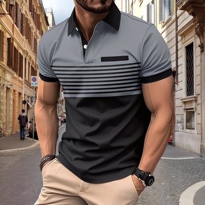 Rayden - Schickes Herren-Poloshirt mit Streifen