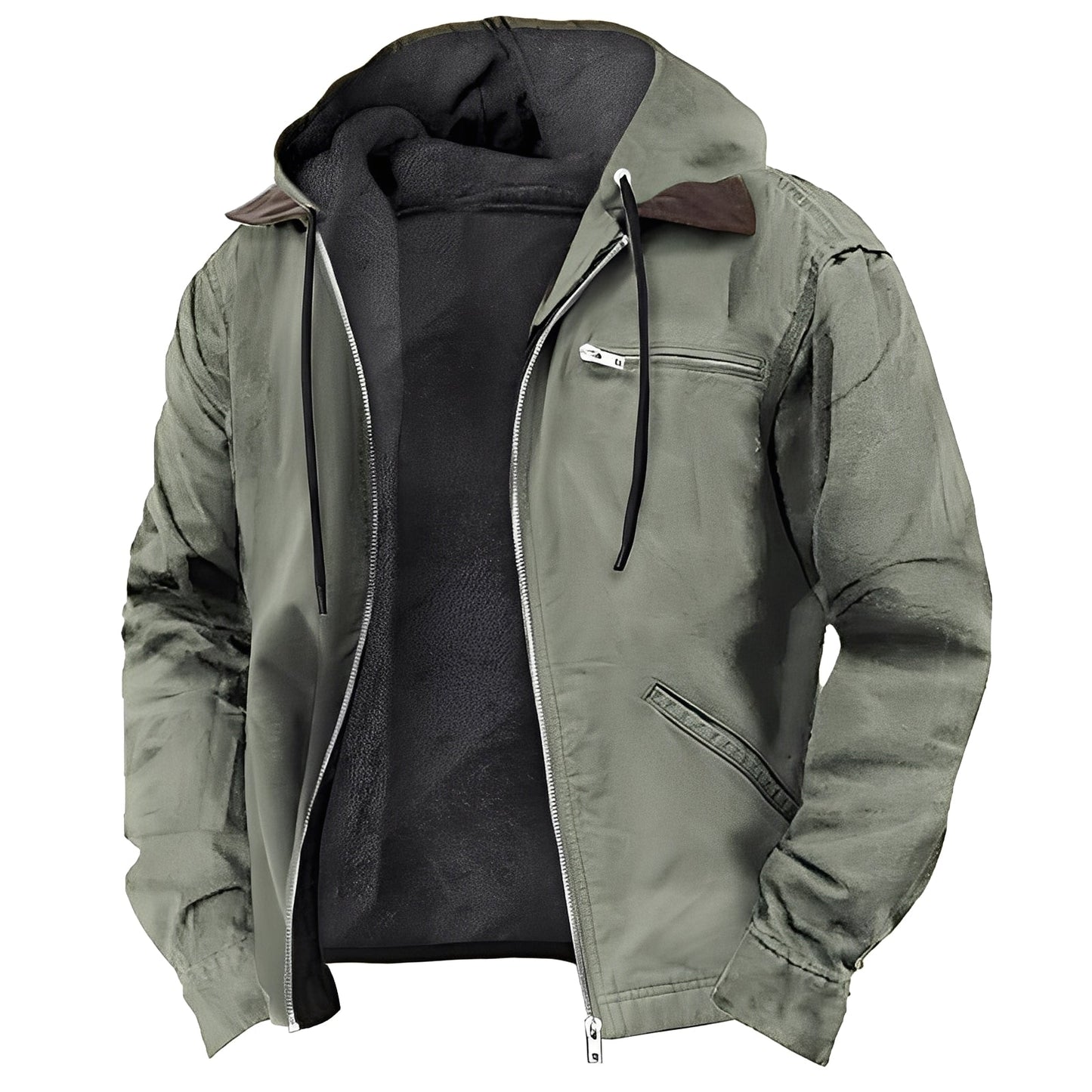 Wallace - Moderne Herren-Kapuzensweatjacke mit Taschen