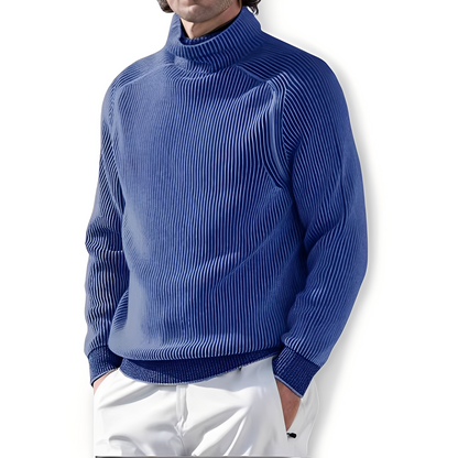 Jarrett - Herren-Kaschmirpullover mit hohem Kragen