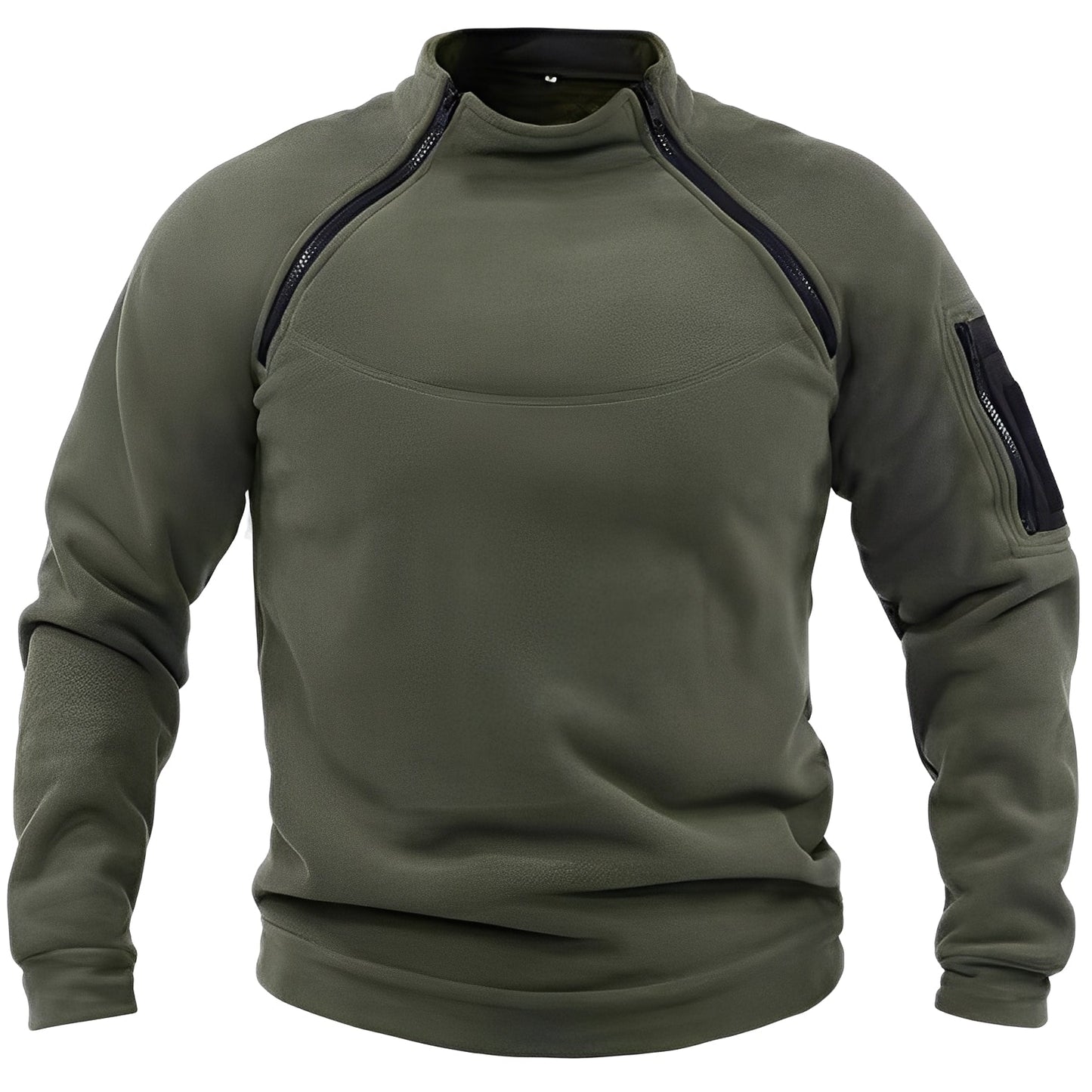 Wilbur - Herren-Fleecepullover mit Zipper für Sport
