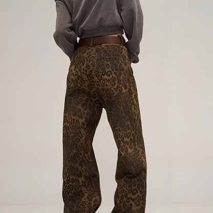 Felecia - Trendige, bedruckte weite Damenjeans