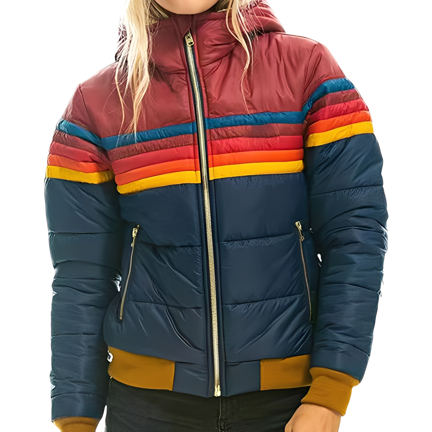 Pauleen - Stilvolle Steppjacke mit Kapuze für Damen