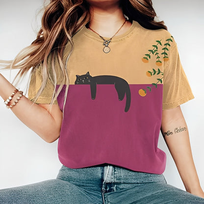Alvina - Komfortables Damen-T-Shirt mit Muster