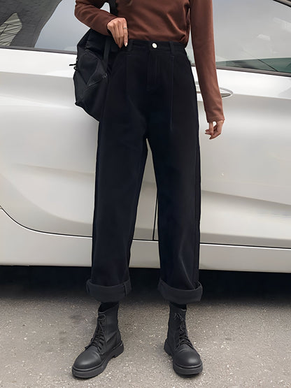 Shelbie - Damenweite Cordhose im klassischen Stil