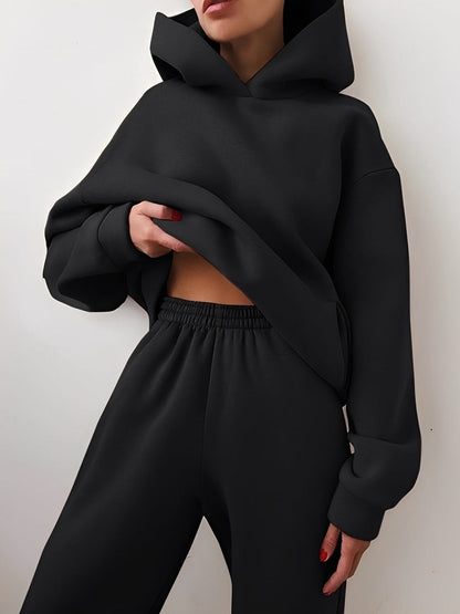 Jasmine - Bequemes Damen-Jogging-Set mit Kapuze