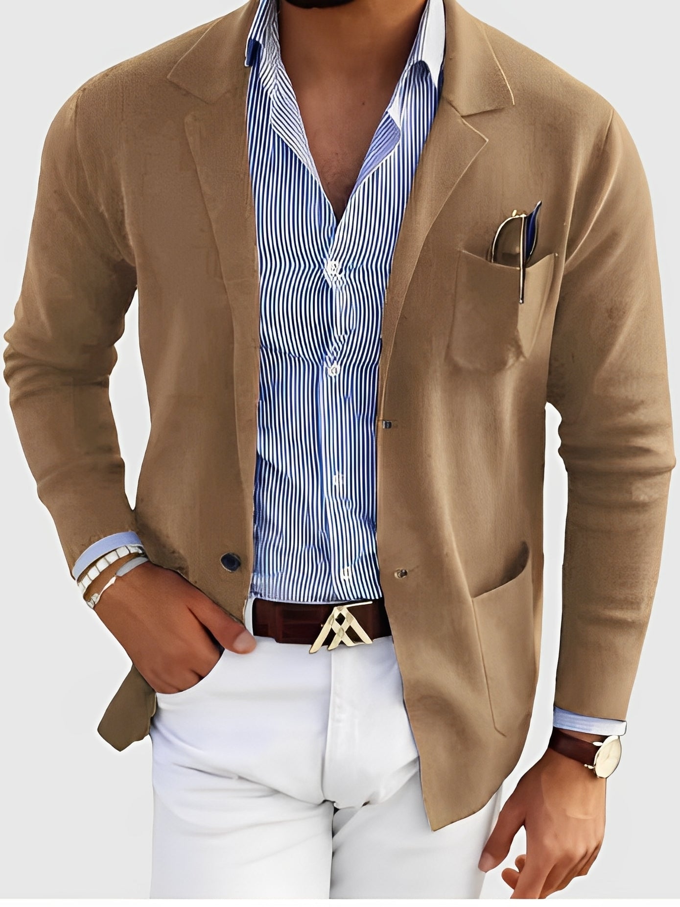 Jordan - Eleganter Herrenblazer mit Taschen