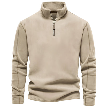Nicholas - Stilvoller Herren-Fleecepullover mit Reißverschluss
