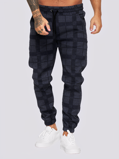 Jaeden - Trendige karierte Herren-Hose